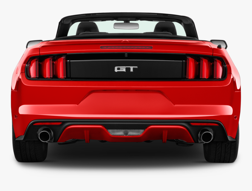 Back Of Car Png - 2017 Ford Mustang Rear, Transparent Png, Free Download