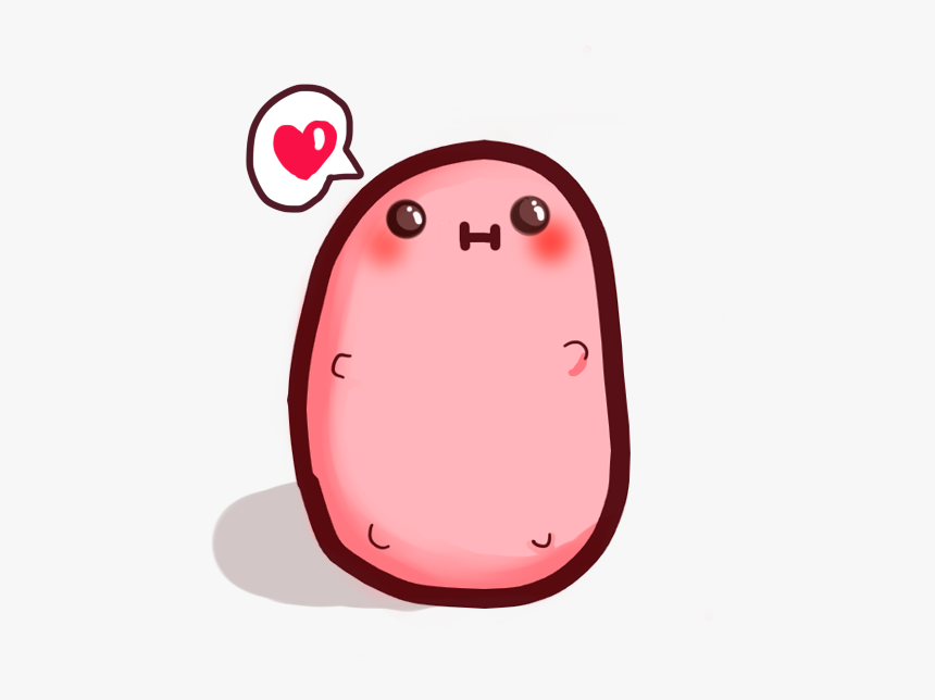 Cute Potato Png - Kawaii Potato, Transparent Png, Free Download