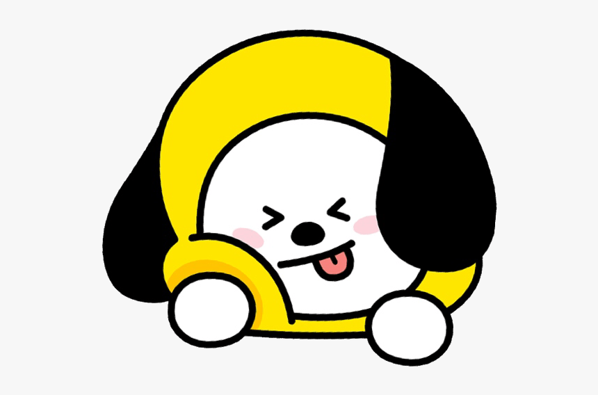 Softrv Stickers Transparent Aesthetic Cute Kawaii Mochi - Chimmy Bt21, HD Png Download, Free Download