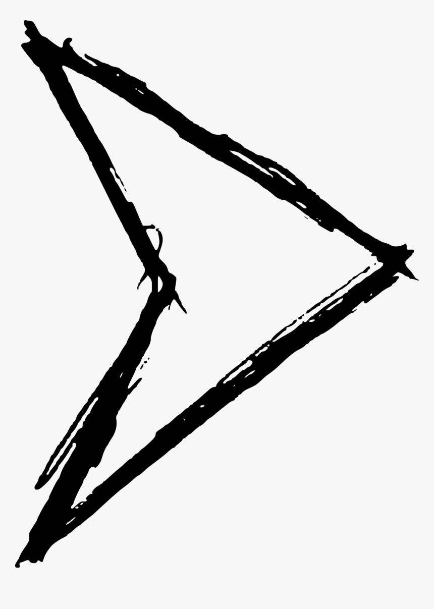 Hand Drawn Arrow - Illustration, HD Png Download, Free Download