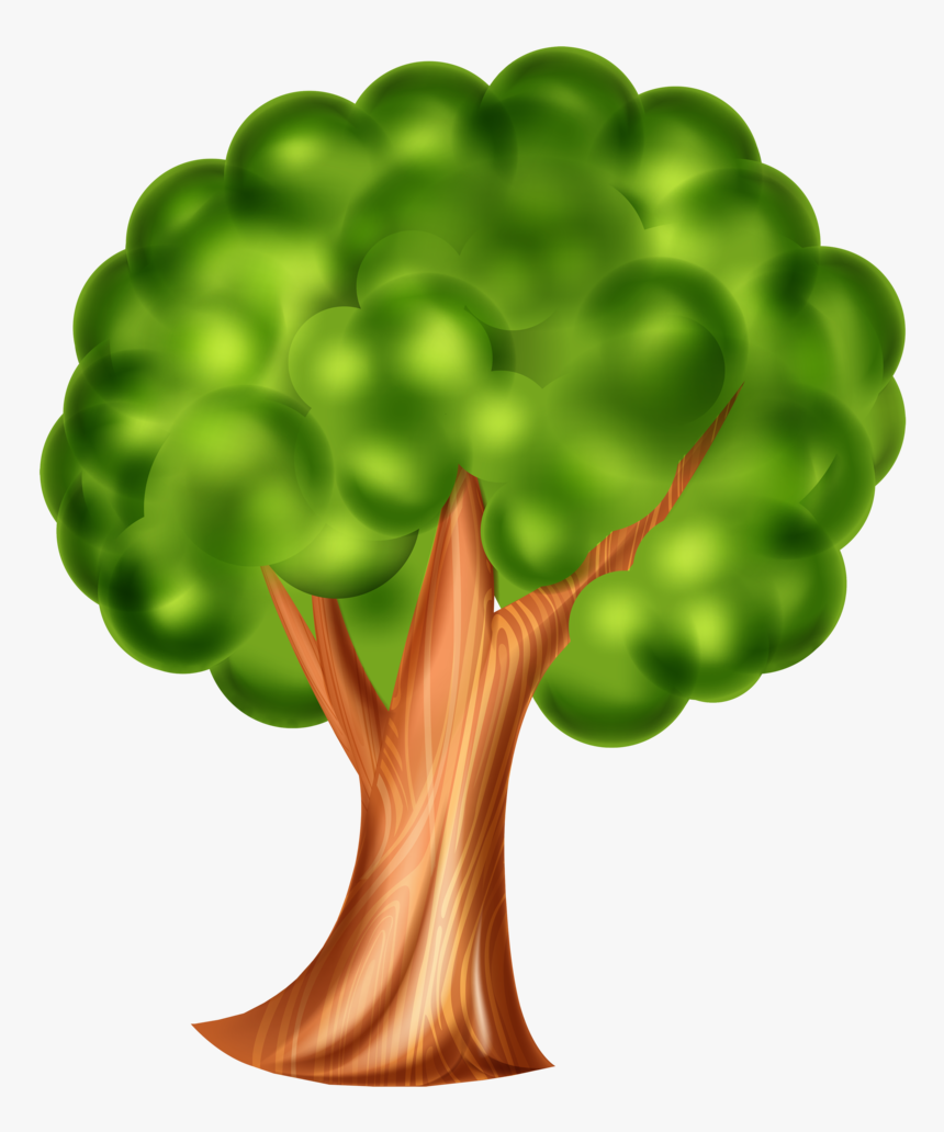 Cartoon Tree Png Png 3d Effect - 3d Tree Image Png, Transparent Png, Free Download