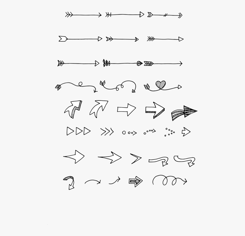 Drawing - Hand Drawn Arrow Clipart, HD Png Download, Free Download