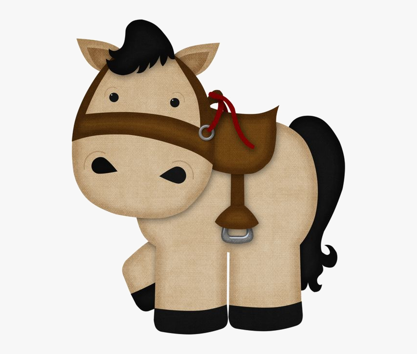 Cute Cowboy Horse Clipart, HD Png Download, Free Download