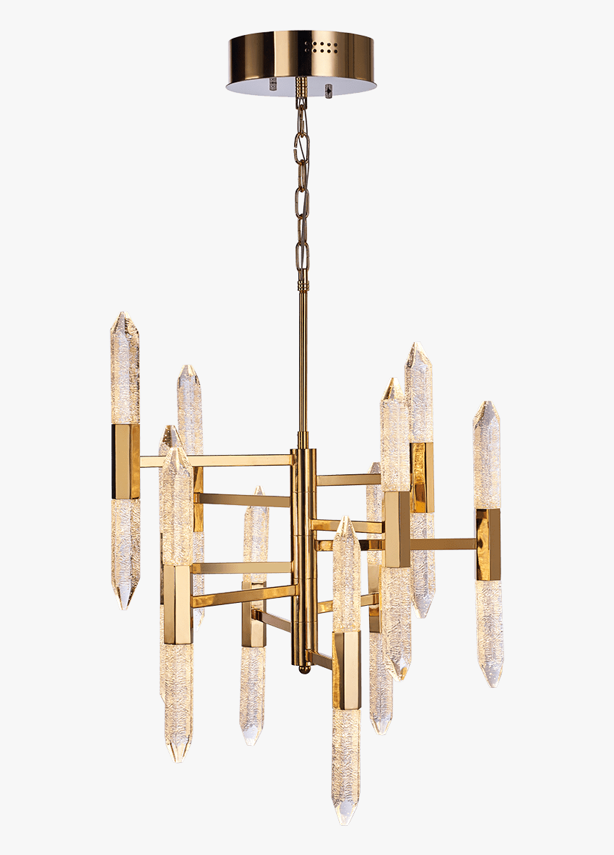 Shard 20 Light Adjustable Chandelier - Ceiling Fixture, HD Png Download, Free Download