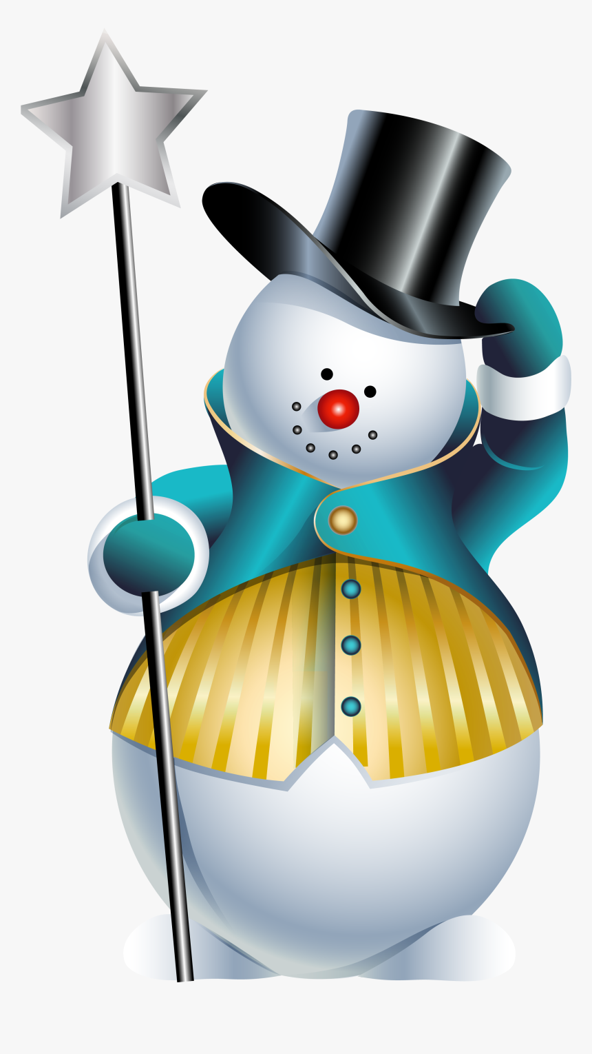 Cute Snowman Png Clipart - Snowman Clipart Png Free, Transparent Png, Free Download