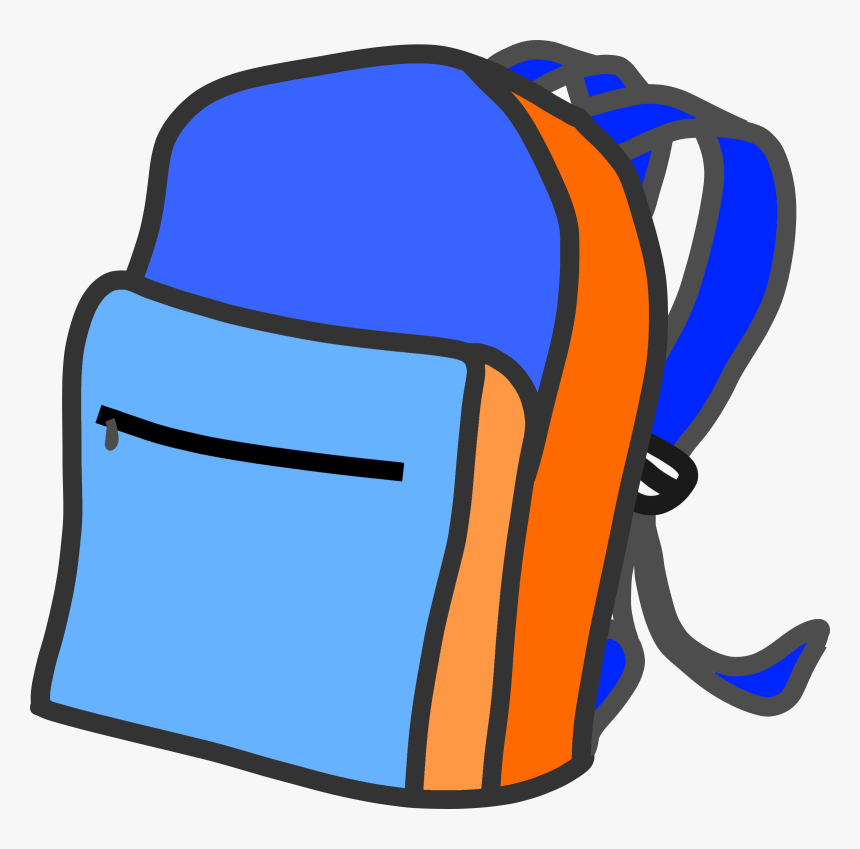 Easy School Bag Drawing, HD Png Download, Free Download