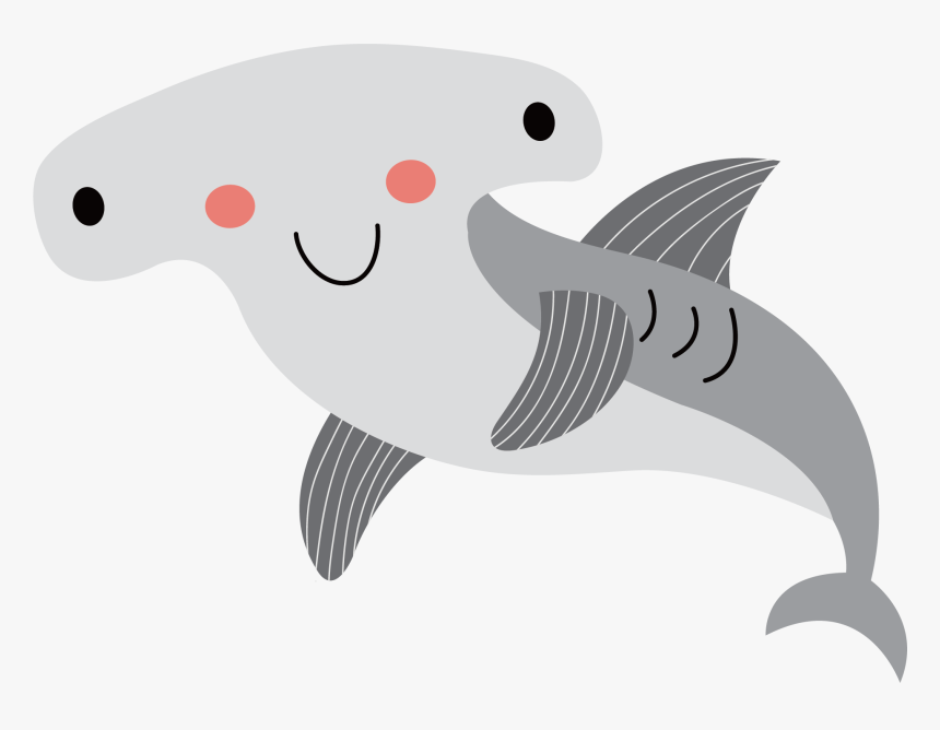 Cute Shark Png - Transparent Shark Cartoon Cute, Png Download, Free Download