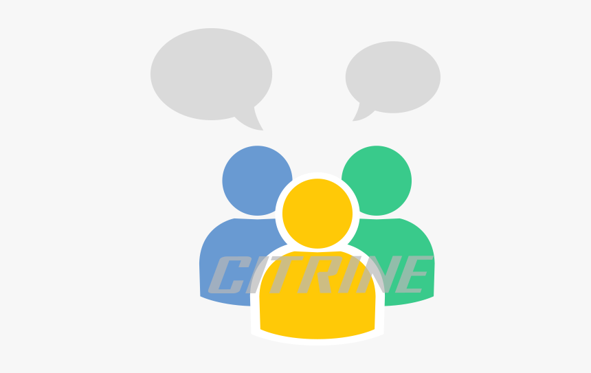 Citrine Word Of Mouth - People Icon, HD Png Download, Free Download