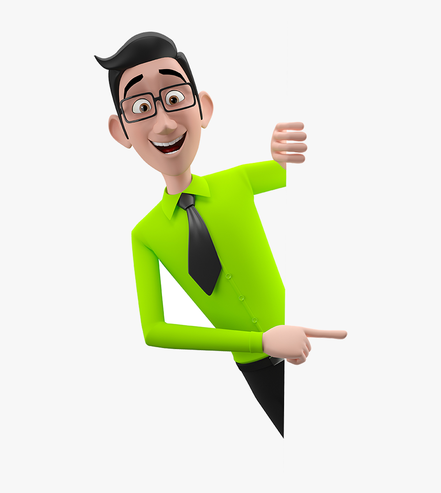 Funny Man Cartoon , Png Download - 3d Cartoon Character Png