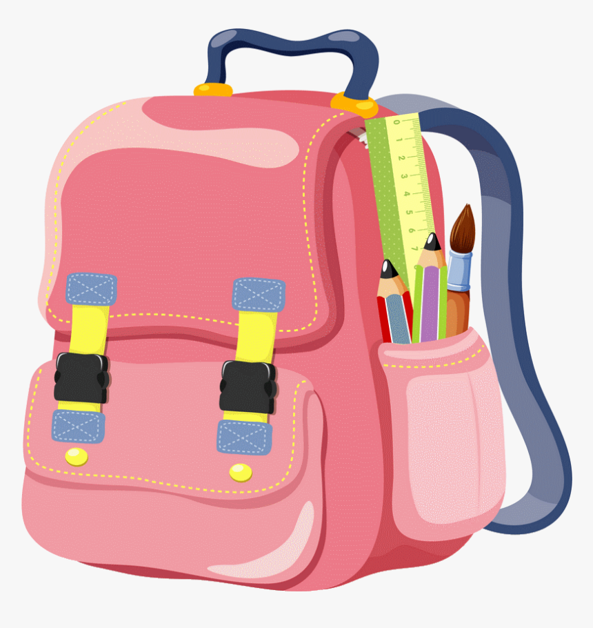 Backpack Clip Art - Transparent Background Backpack Clipart, HD Png Download, Free Download