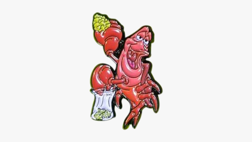 Weed Crab Pin - Cartoon, HD Png Download, Free Download