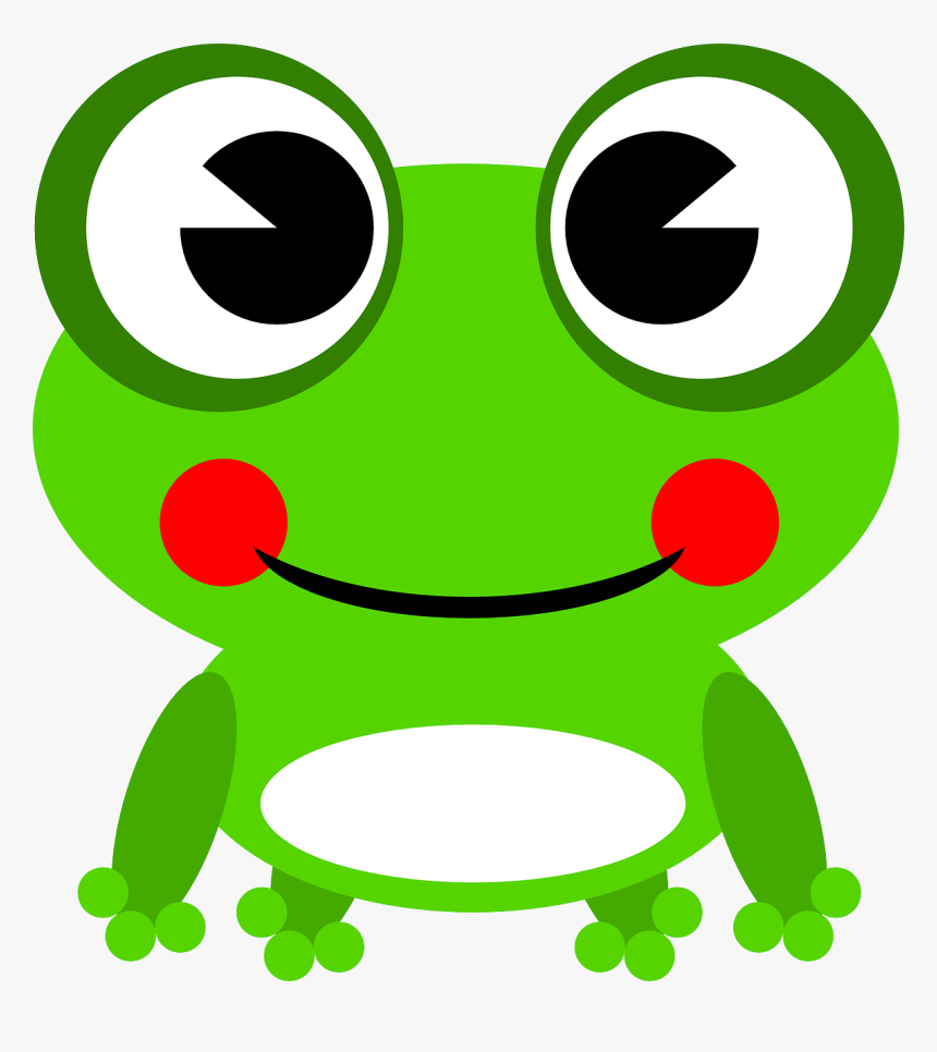 Cute Cartoon Frog Transparent Png Image - Baby Frog Clip Art, Png Download, Free Download