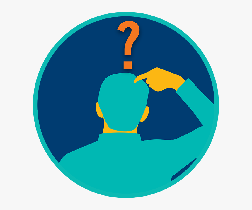 A Man Scratching His Head - Head Scratching Png, Transparent Png, Free Download