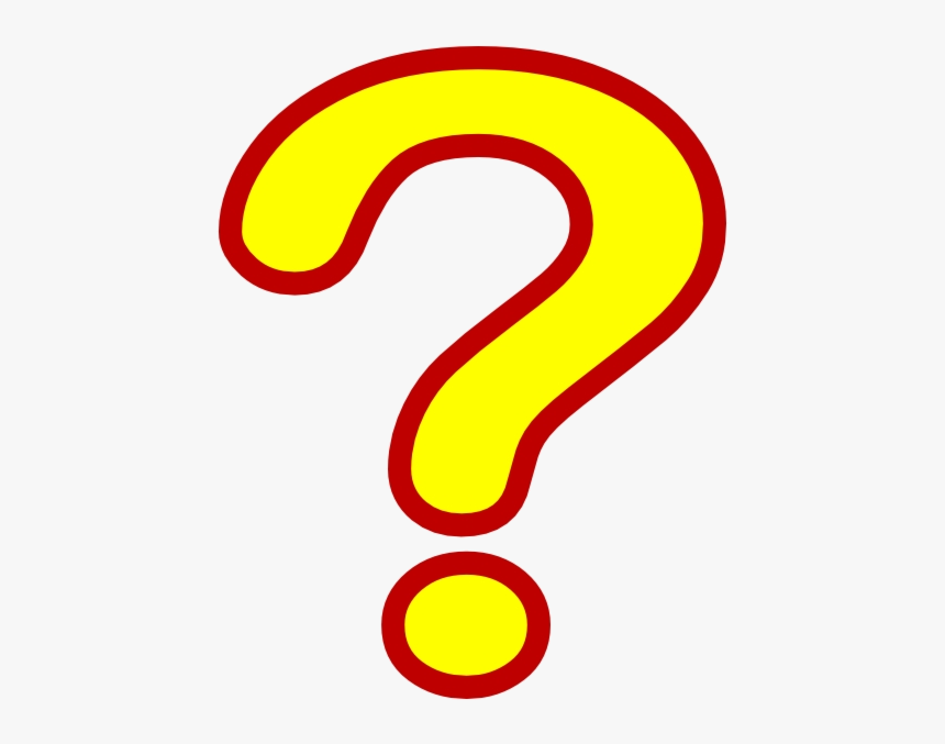 Question Mark Awesome Clipart Marl Red And Yellow Free - Red And Yellow Question Mark, HD Png Download, Free Download