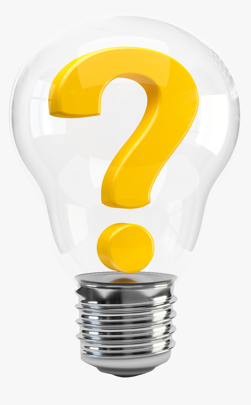 Bulb With Question Mark, HD Png Download, Free Download
