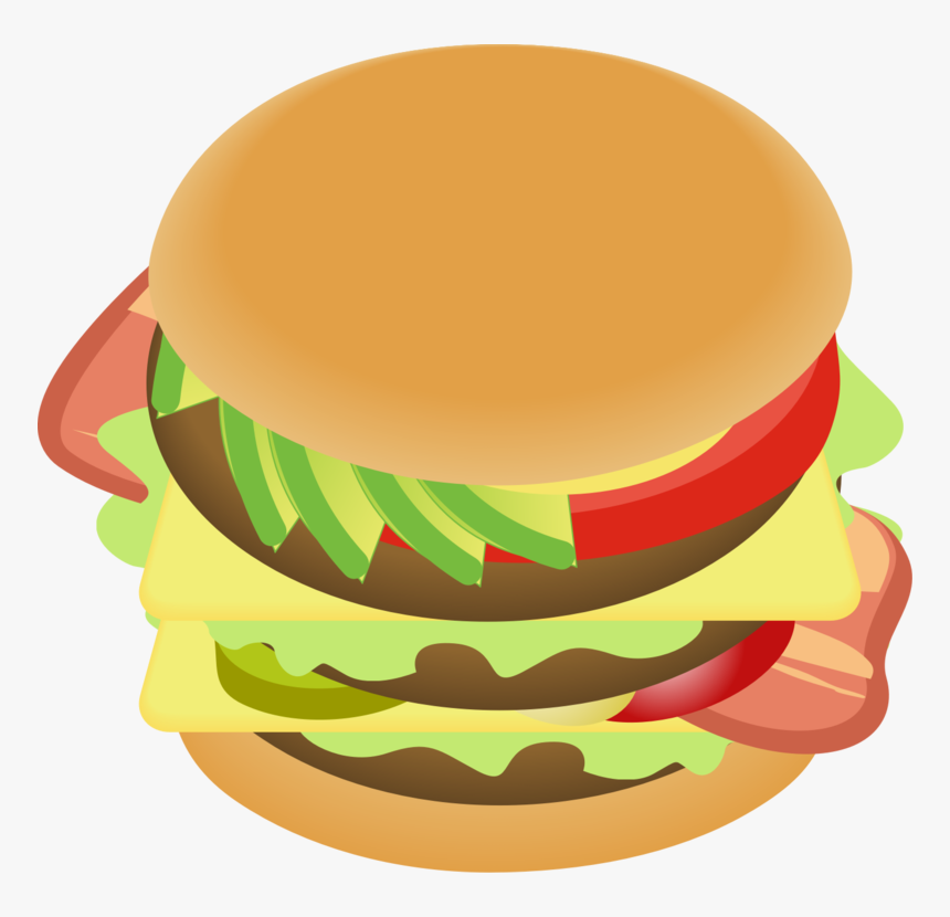 Transparent Cheeseburger Png - Hamburger, Png Download, Free Download