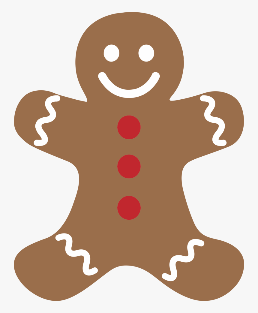 Gingerbread Man Vector Png, Transparent Png, Free Download