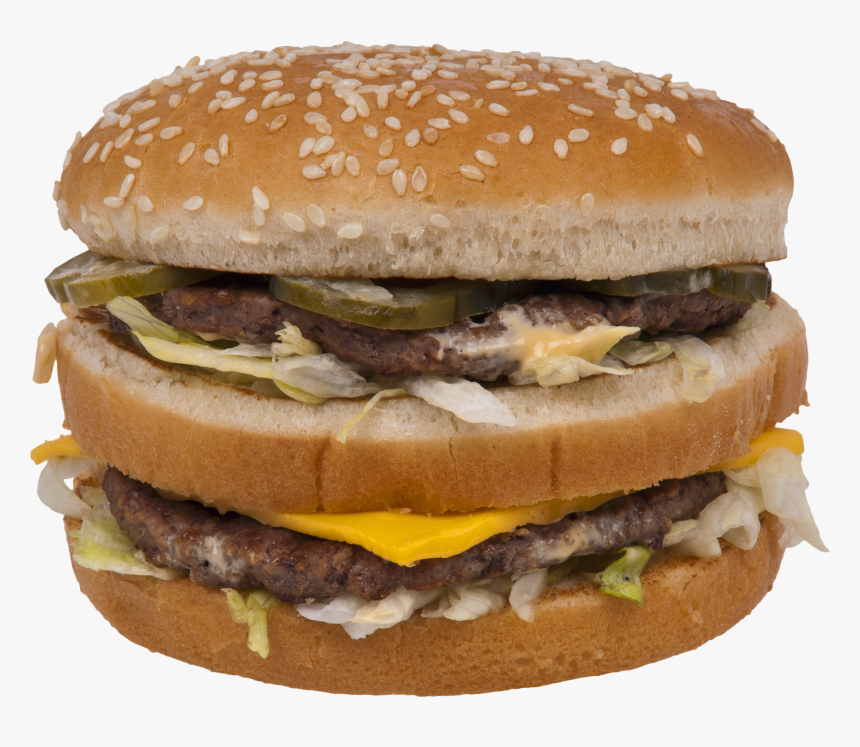 Big Mac Hamburger With Clear Background - Transparent Big Mac, HD Png Download, Free Download