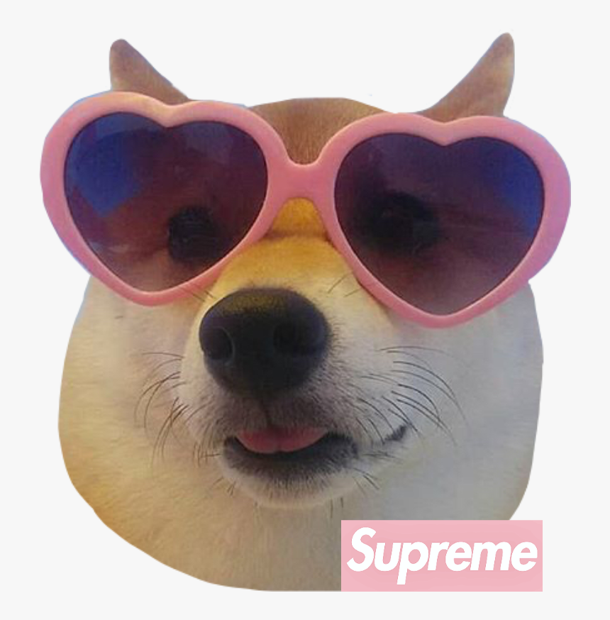 Transparent Heart Glasses Png - Shiba Inu Heart Glasses, Png Download, Free Download
