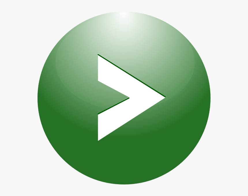 Play Green Button Arrow Svg Clip Arts - Green Arrow Button Png, Transparent Png, Free Download