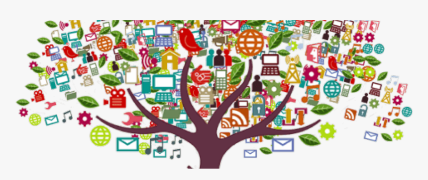 Social Media Marketing Tree, HD Png Download, Free Download