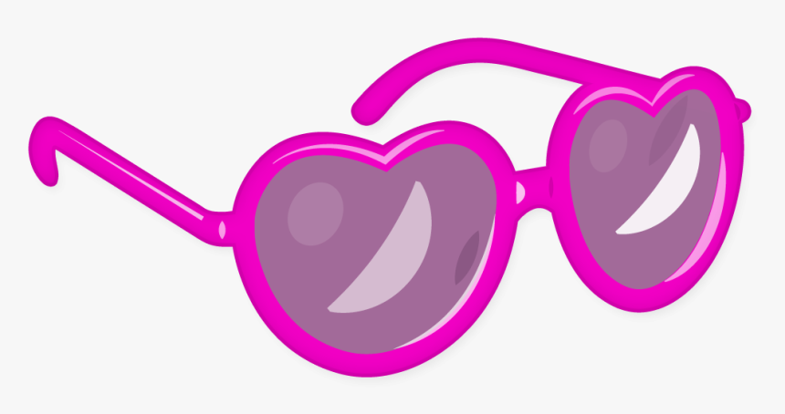 Heart Glasses Emoji - Pink Sunglasses Emoji, HD Png Download, Free Download