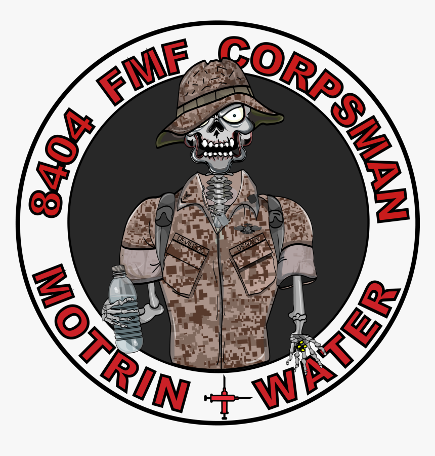 Mos 8404 Fmf Corpsman Hoodie - Cartoon, HD Png Download, Free Download