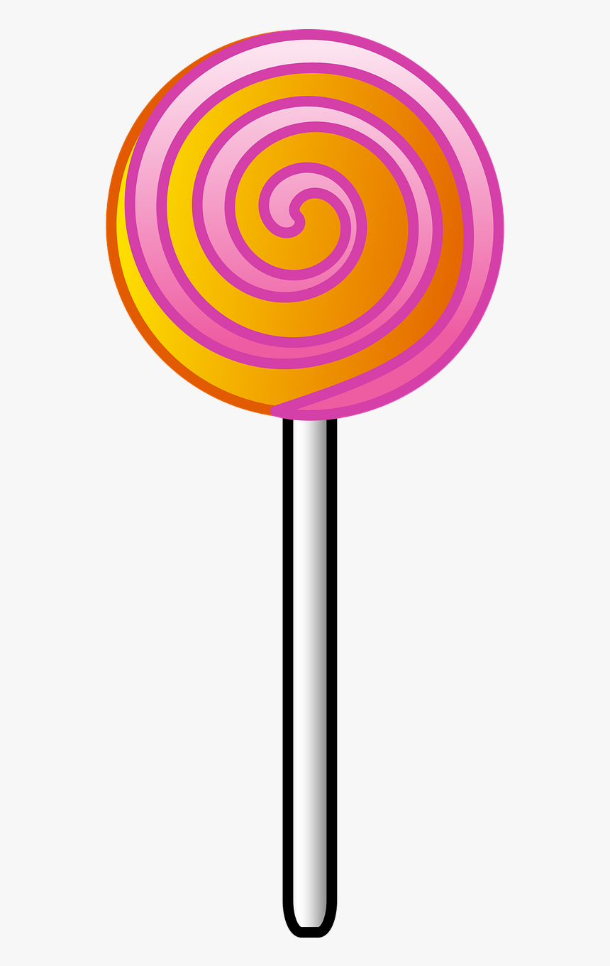 Candy Lollipop Sweet Free Picture - Clip Art Candyland Lollipop, HD Png Download, Free Download