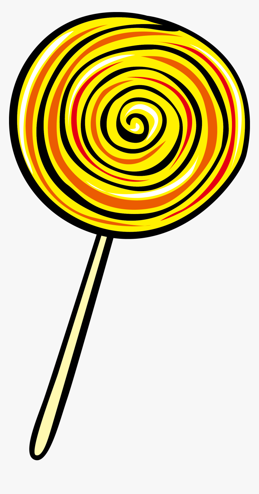 Lollipop Euclidean Vector Clip Art - Lollipop Clipart, HD Png Download, Free Download