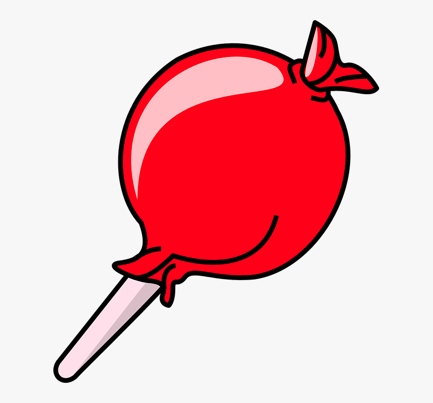 Lollipop, Candy, Sugar, Sweet, Lolly, Food, Red, Fun - Red Candy Clipart, HD Png Download, Free Download