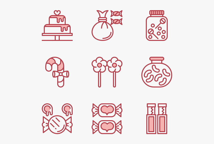 Sweet And Candy - Candy Flat Icon, HD Png Download, Free Download