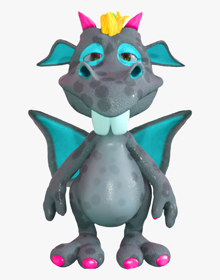 Cute Blue Cartoon Dragon - Cool Dragons, HD Png Download, Free Download