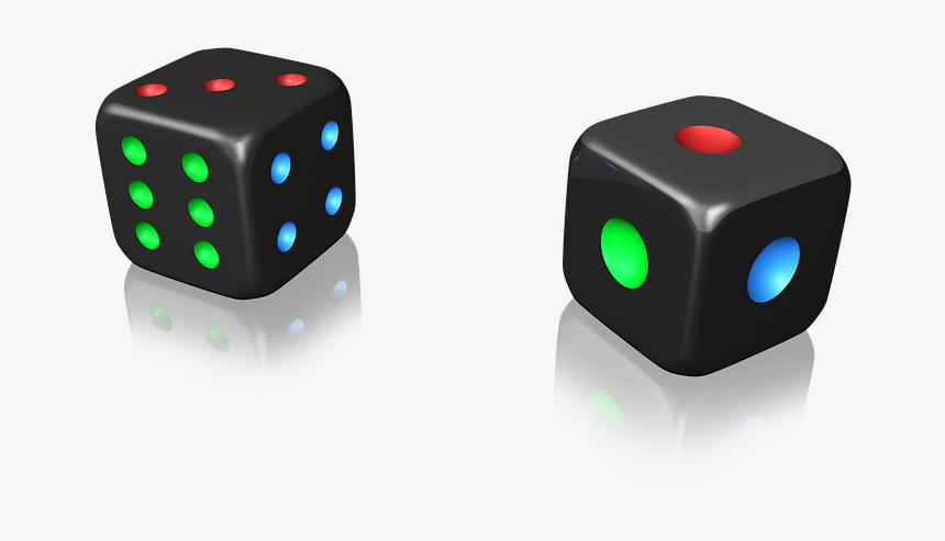 Dice, Black, Risk, Backgammon, Icon, White, Casino - Dadu 3d Png, Transparent Png, Free Download