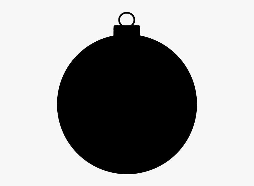Chrismas Bouble Silhouette - Scalable Vector Graphics, HD Png Download, Free Download