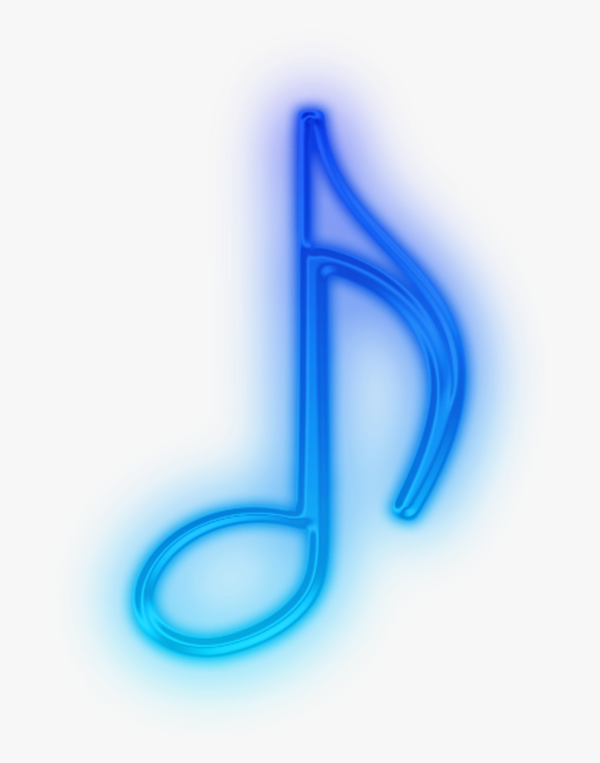 Transparent Music Note - Transparent Blue Aesthetic Png, Png Download, Free Download