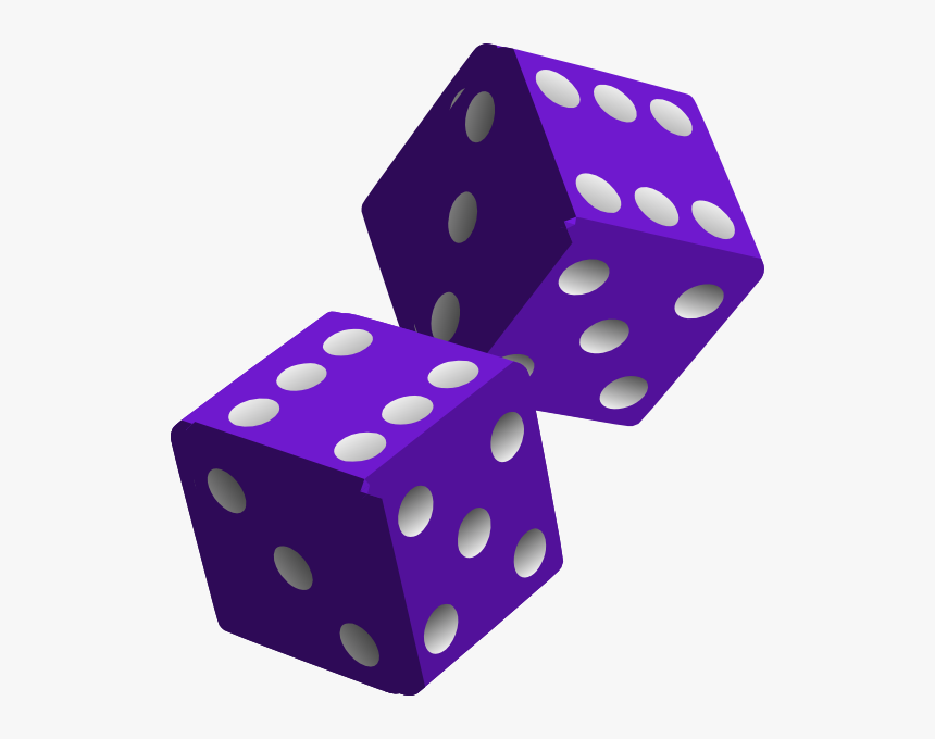 Dice Clipart Bunco - Purple Dice Clipart, HD Png Download, Free Download