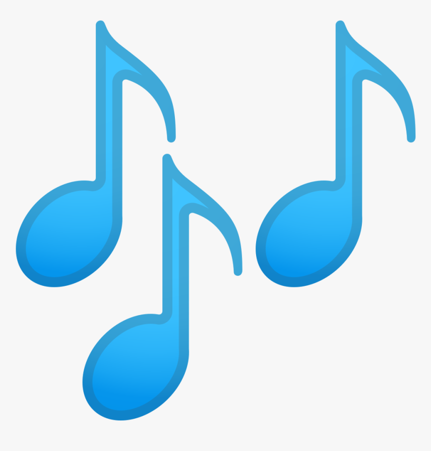 Blue Music Notes Png - Musical Notes Icon Png, Transparent Png, Free Download