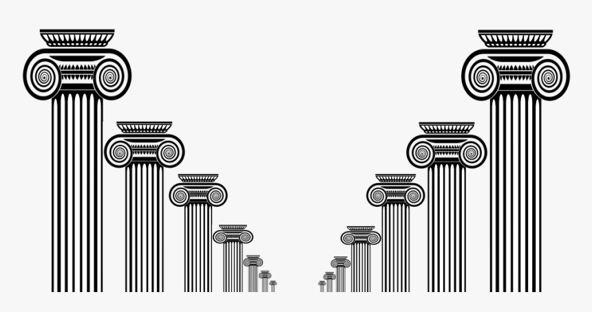 0 Picture - Pillar Design Black And White, HD Png Download, Free Download