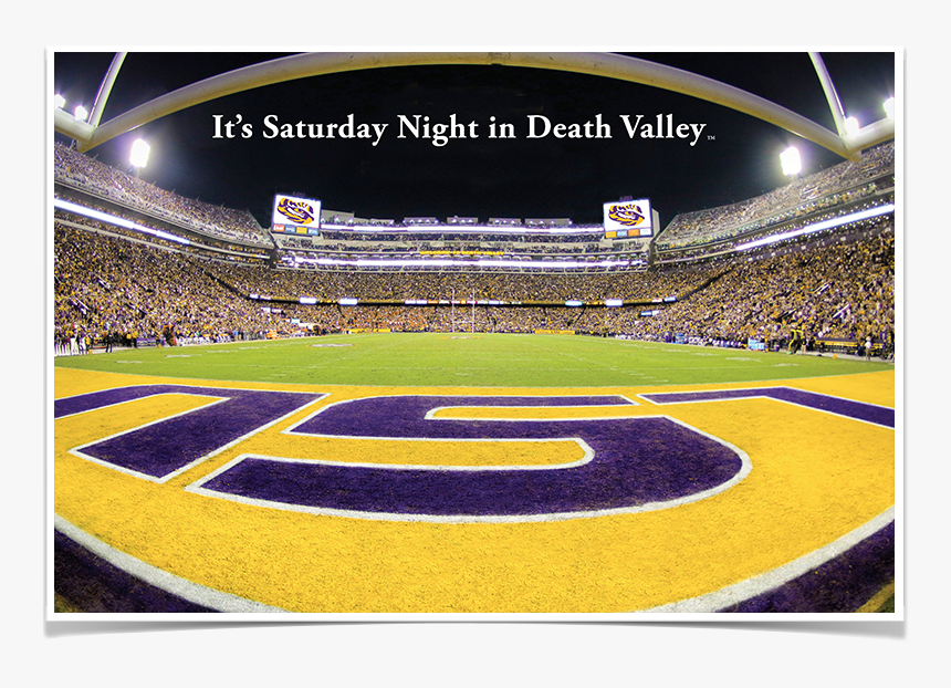 It"s Saturday Night In Death Valley End Zone - Stadium, HD Png Download, Free Download