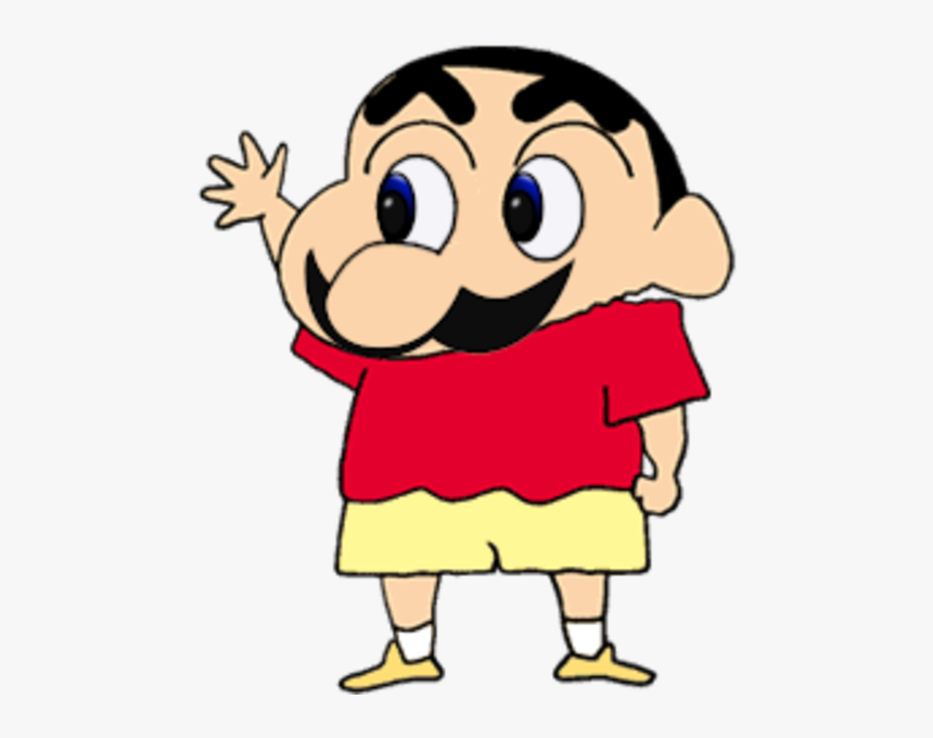 Cartoon Animated Cartoon Clip Art Illustration Happy - Crayon Shin Chan, HD Png Download, Free Download