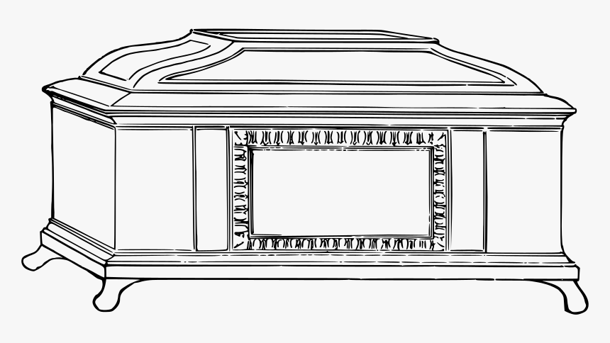 Plain-casket - โลง ศพ ลาย เส้น, HD Png Download, Free Download