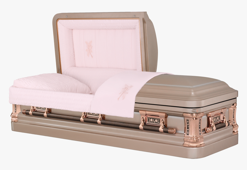 Silver Rose Casket 18 Gauge, HD Png Download, Free Download