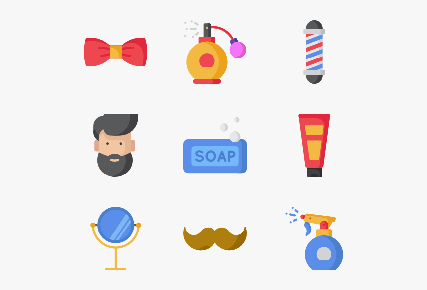 Color Barber Icon Png, Transparent Png, Free Download