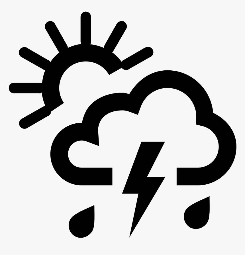 Weather Icon Png - Weather Icon Black Png, Transparent Png, Free Download