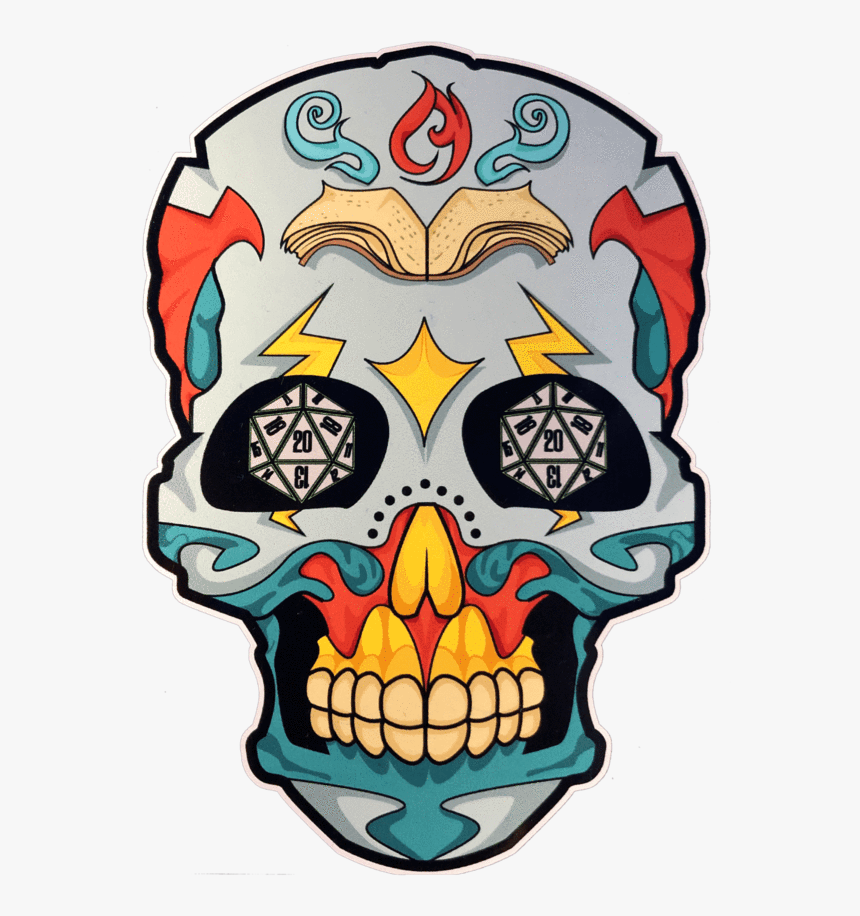 Dungeons And Dragons Sugar Skull, HD Png Download, Free Download
