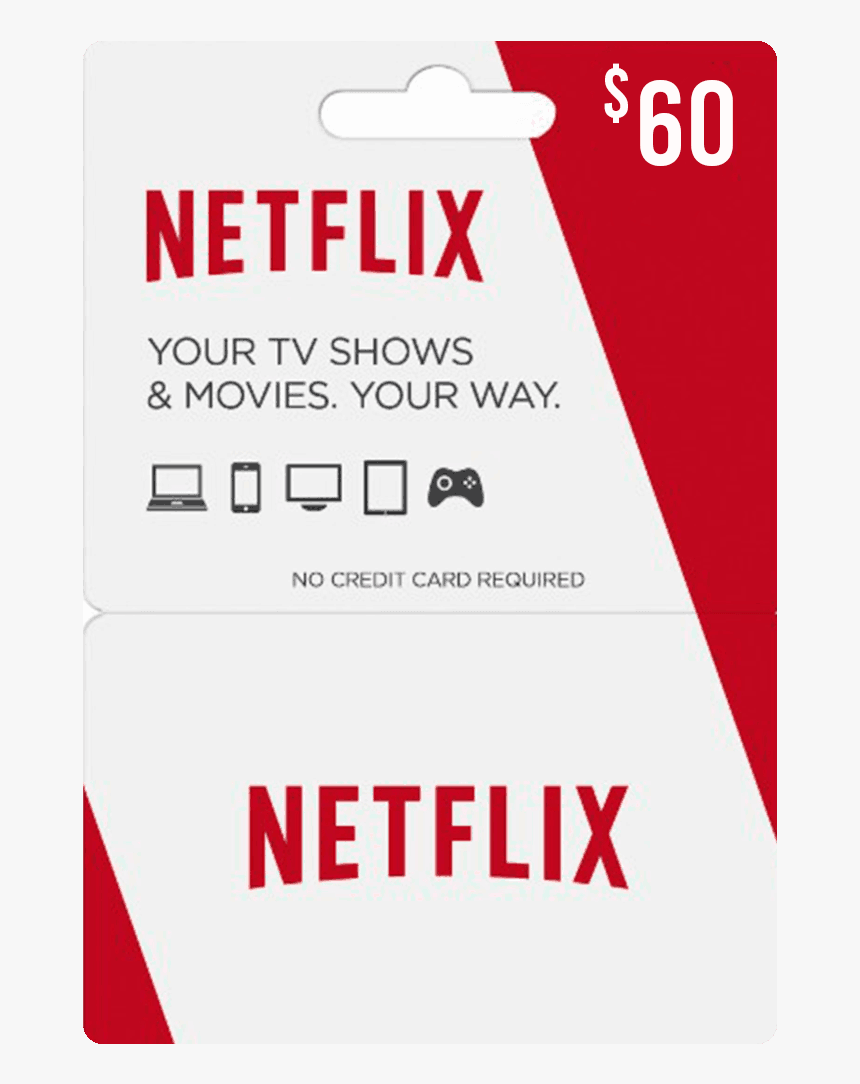 Netflix Vouchers, HD Png Download, Free Download