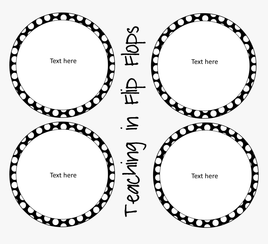 Blank Label Png Download - Circle, Transparent Png, Free Download