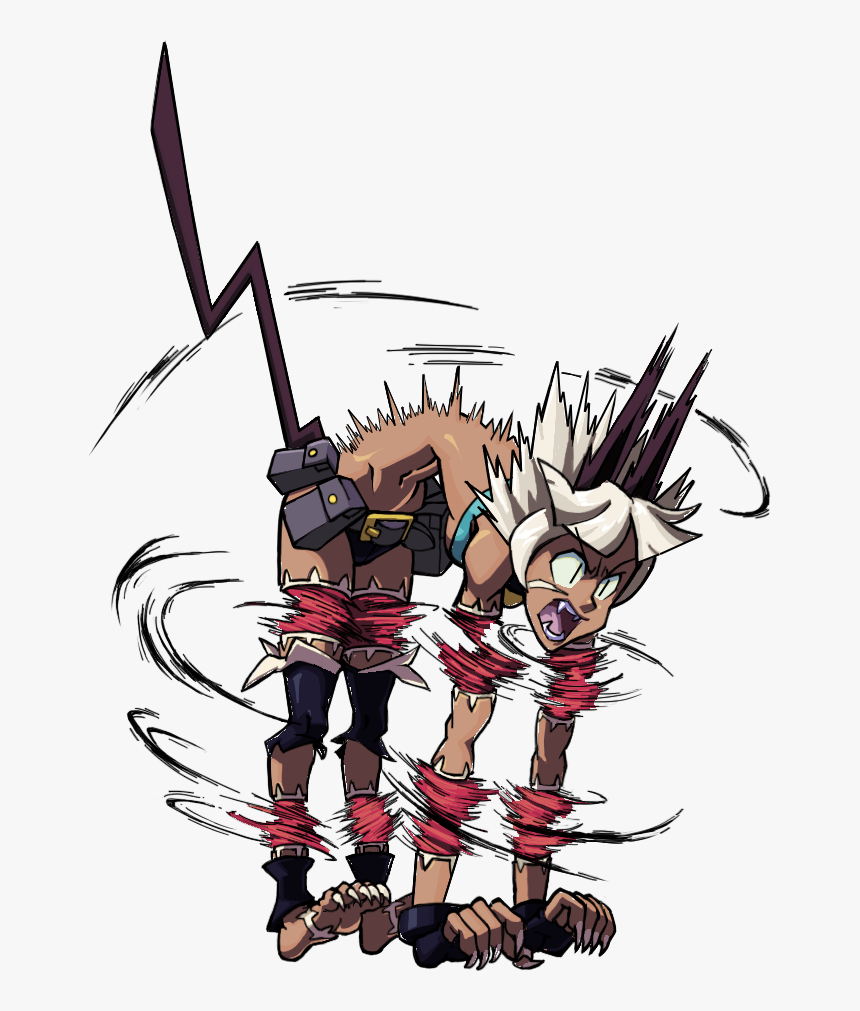Skullgirls Wiki - Ms Fortune Grab Gif, HD Png Download, Free Download