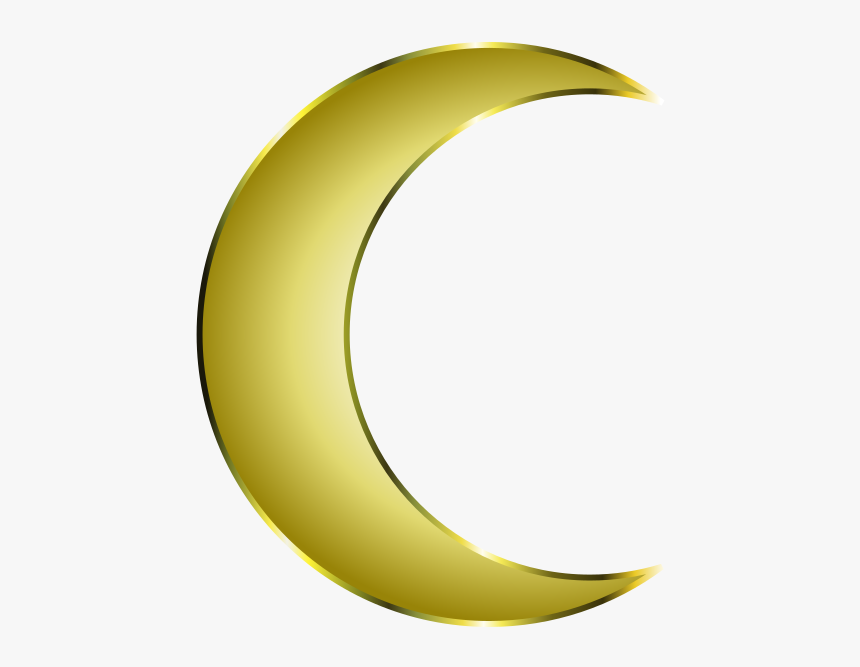 Golden Crescent Moon2, HD Png Download, Free Download