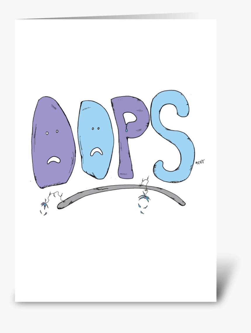 Oops Greeting Card, HD Png Download, Free Download